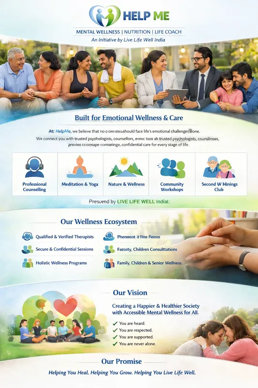 A diverse group of people — families, professionals, and seniors — coming together
